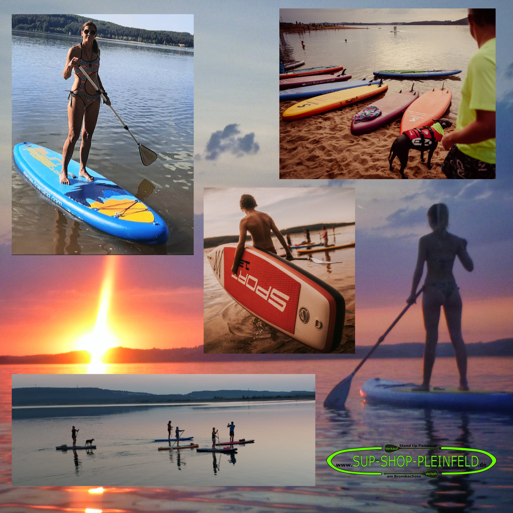 Stand Up Paddling am Brombachsee Verleih und Verkauf